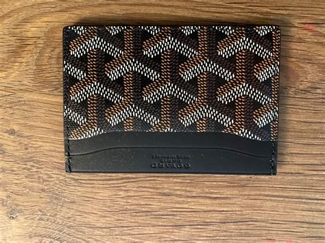 porta carte goyard|goyard card holder price 2024.